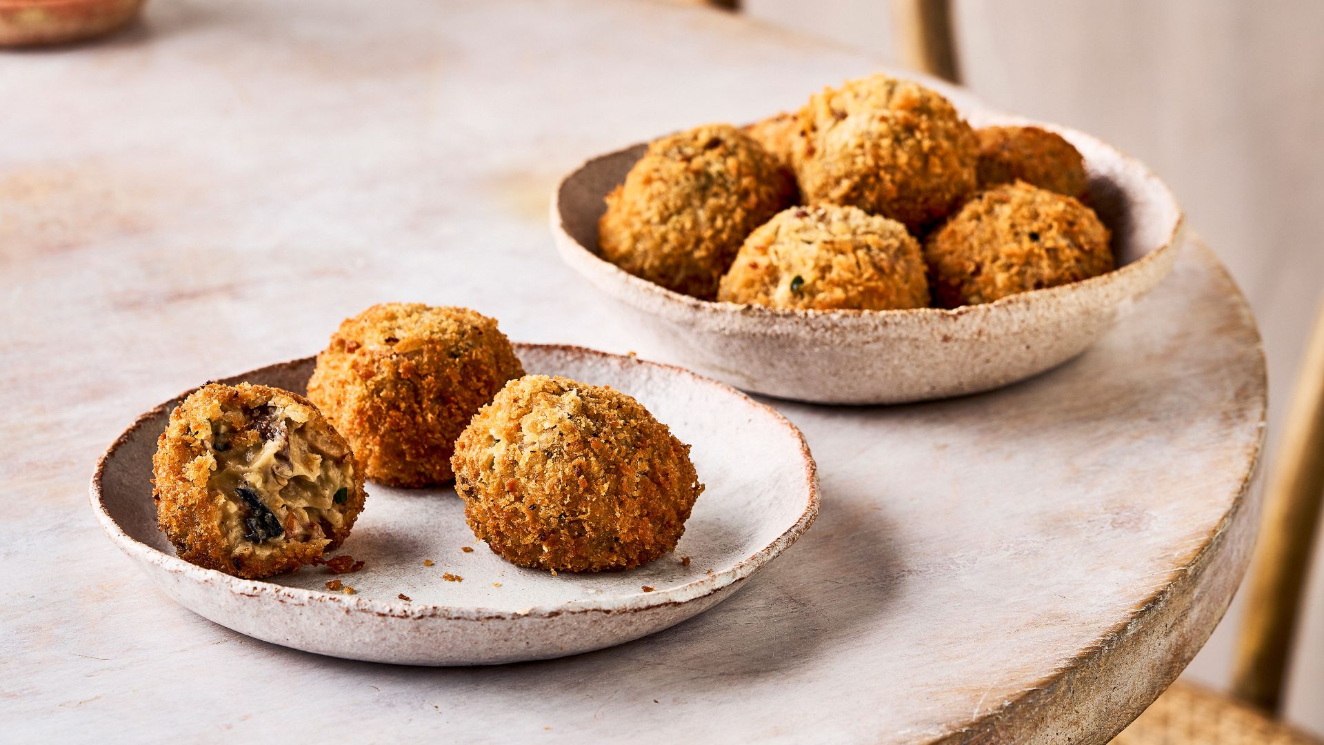 José Pizarro's fungi croquetas