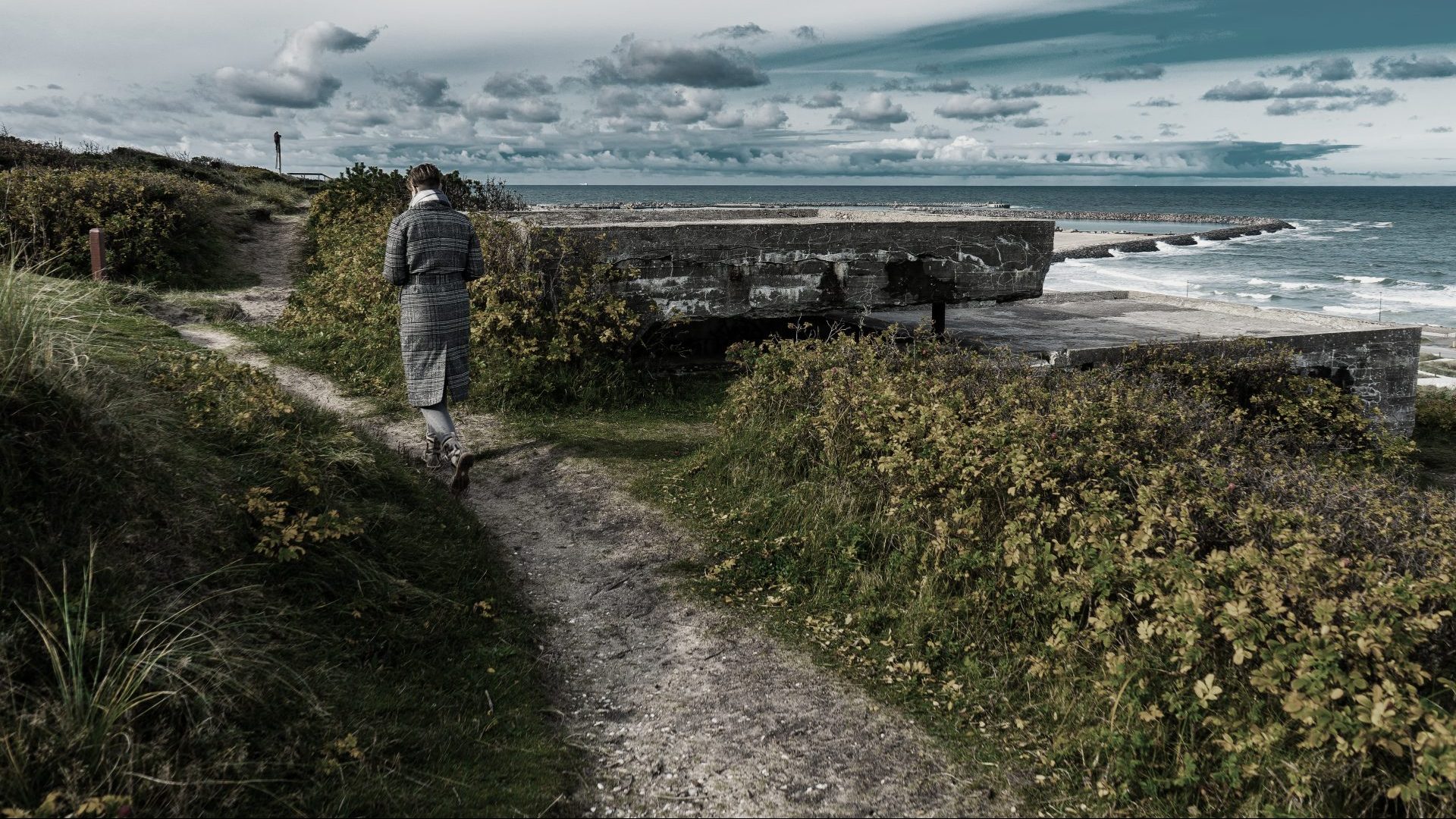 ‘The roaring sound is the sea’: Hanstholm on the western coast of Jutland, Denmark. Photo: Getty