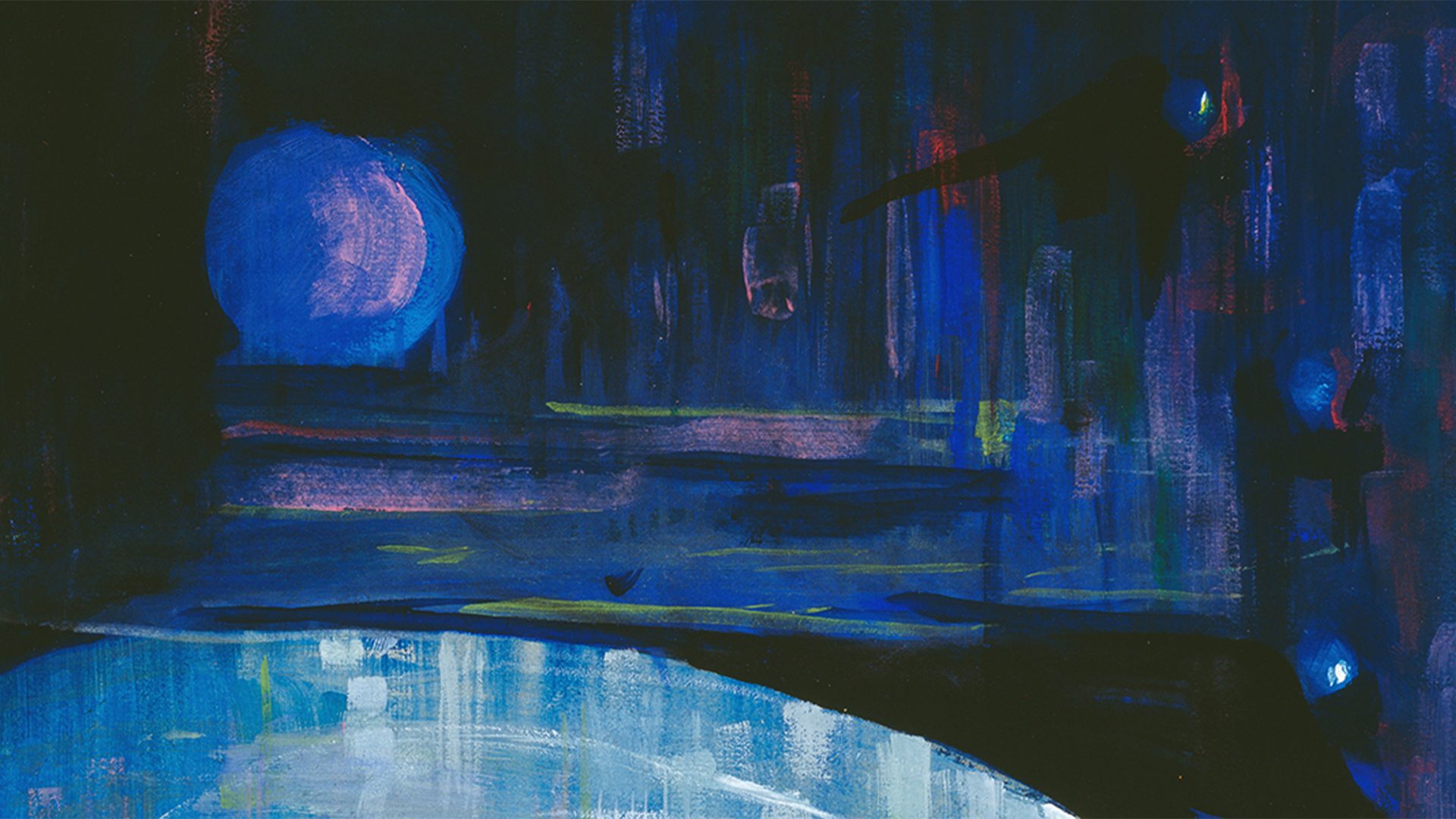 MK Čiurlionis: Between the Worlds: 
Creation of the World (1905/1906). Photos: : Dulwich Picture Gallery/Northern Gallery of Contemporary Art