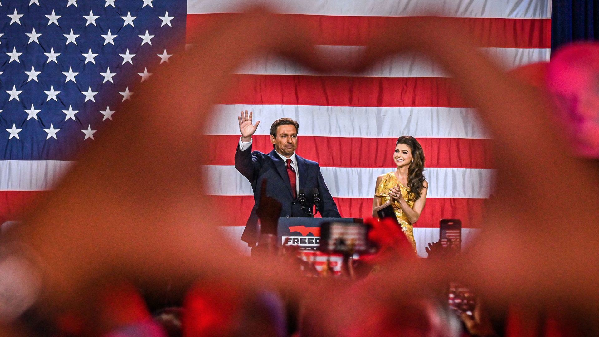 Ron DeSantis, the Republican governor of Florida, who has 
been tipped as a possible 2024 presidential candidate. Photo: Giorgio Viera/AFP/Getty
