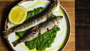 Otis Smith's sardines in green sauce