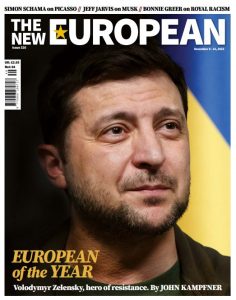 The New European front cover, 8 -14 December 2022
