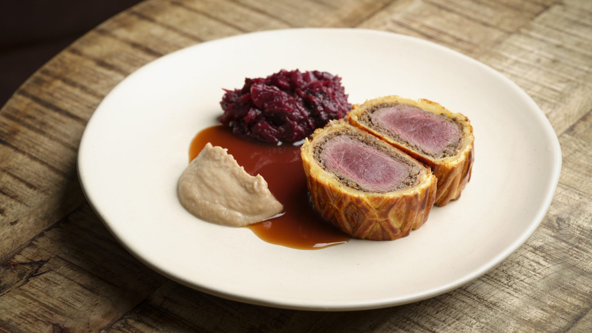 Luke Payne's venison Wellington