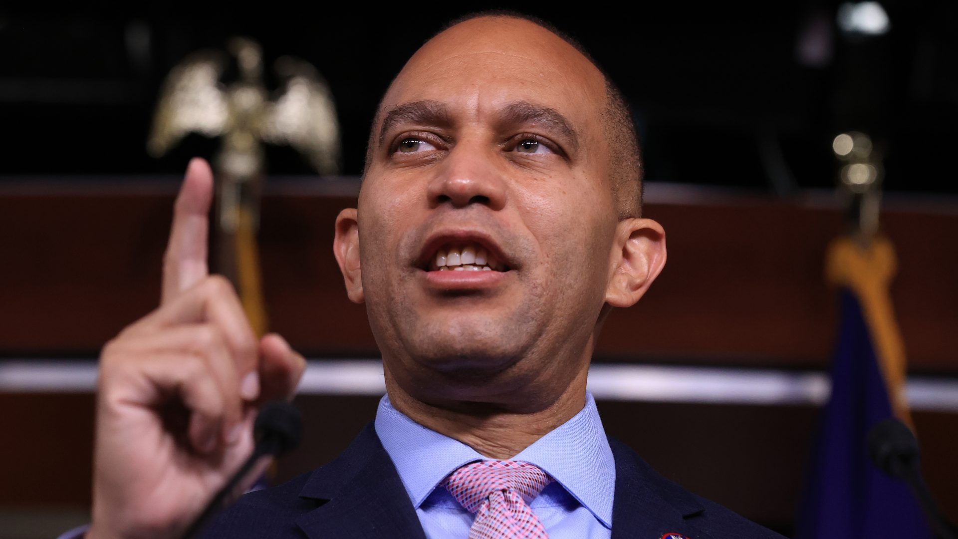 Hakeem Jeffries, the Democrat who is new minority leader in the US House of Representatives. Photo: Chip Somodevilla/Getty