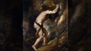 Sisyphus by Venetian master Titian, 1548 or 1549. Photo: Fine Art Images/ Heritage Images/Getty