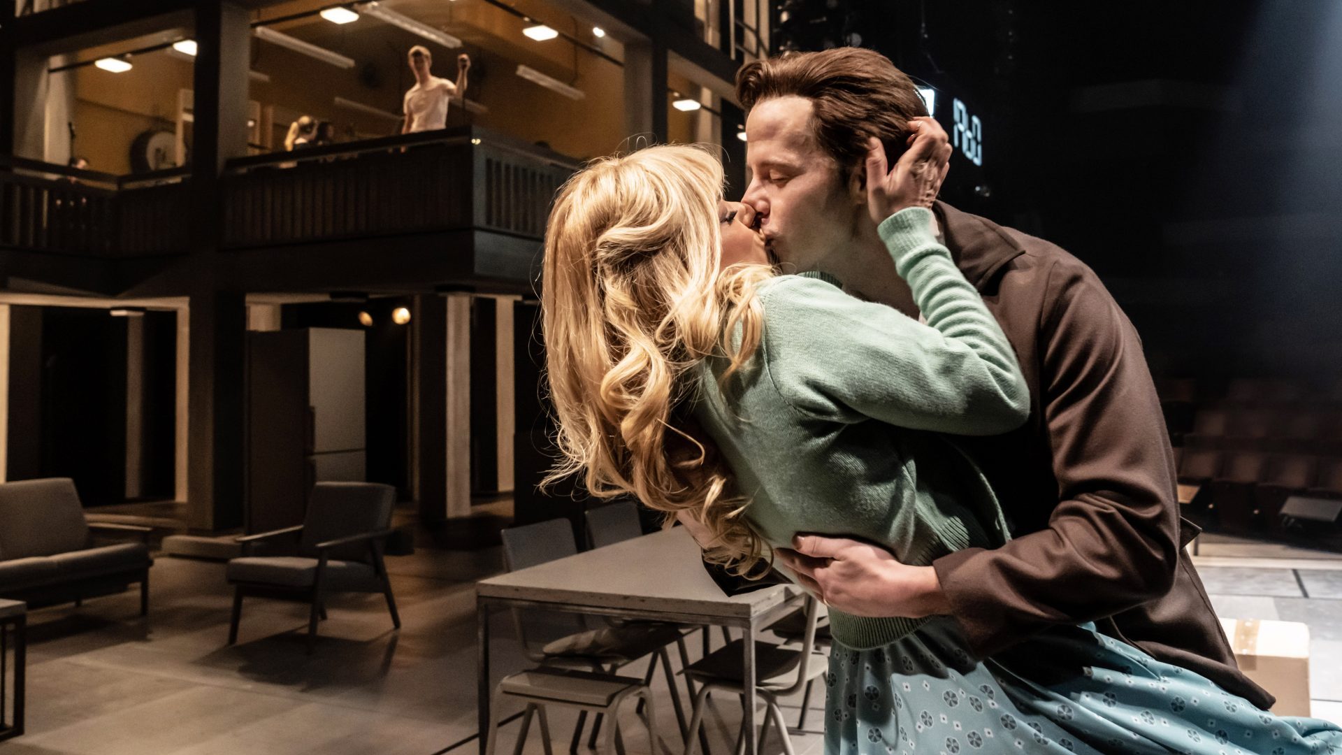 Rachael Wooding and Robert Lonsdale in Standing at the Sky’s Edge. Photo: Johan Persson  