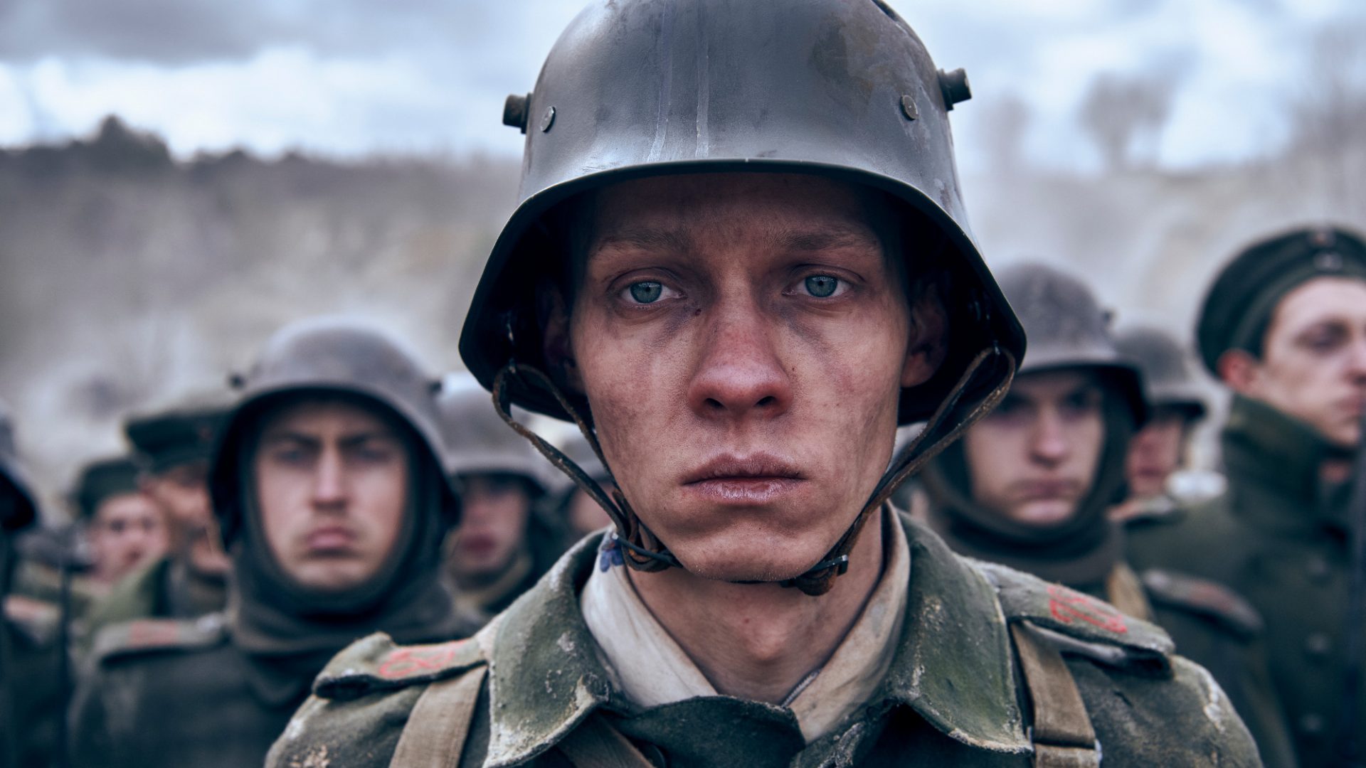 Felix Kammerer as Paul Bäumer in the 2022 version of All Quiet on the Western Front. Photo: Reiner Bajo