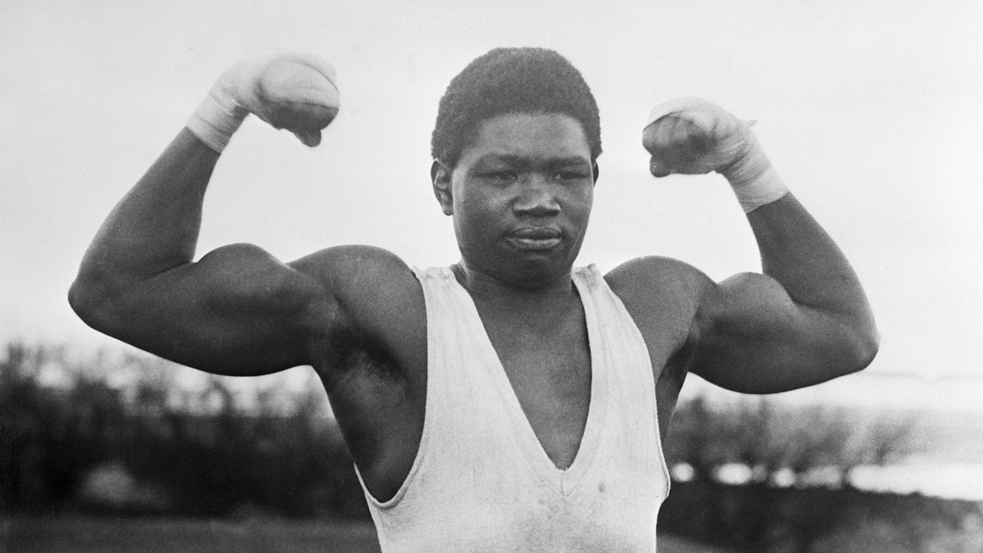 Battling Siki in Dublin, 1923, before the big fight against Mike McTigue. Photo: Bettmann/Getty