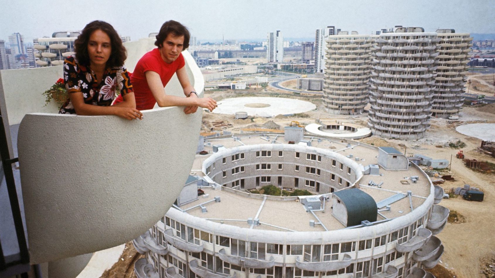 The new neigbourhood of Créteil in the suburbs of Paris gave birth to Les Choux – the Cabbages – in 1973. Photo: Michele Laurent/Gamma-Rapho/Getty