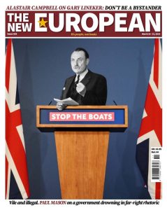 The New European front cover 16 to 22 March