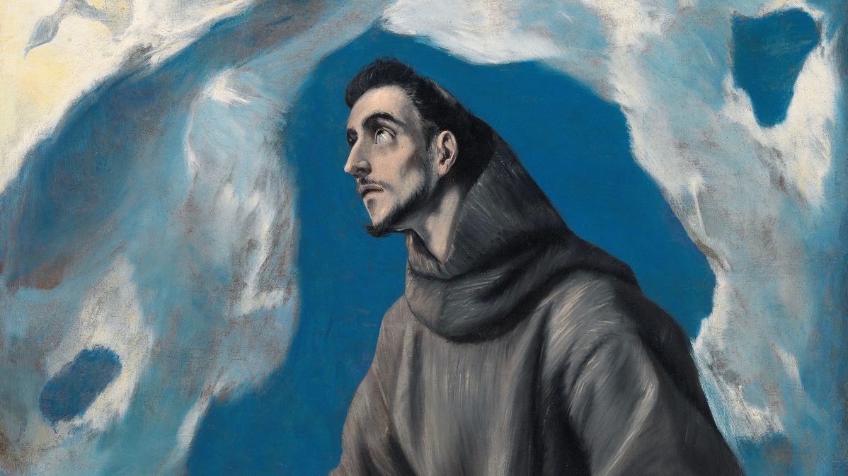 Saint Francis Receiving the Stigmata by El Greco, 1590-95. Photo: The National Gallery of Ireland, Dublin