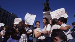 Gay Rights Demonstration in Moscow Photo: Robert wallis/Corbis via Getty Images