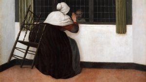 Jacobus Vrel’s Woman at a Window, Waving at a Girl c.1654-1662. Photo: Fondation Custodia