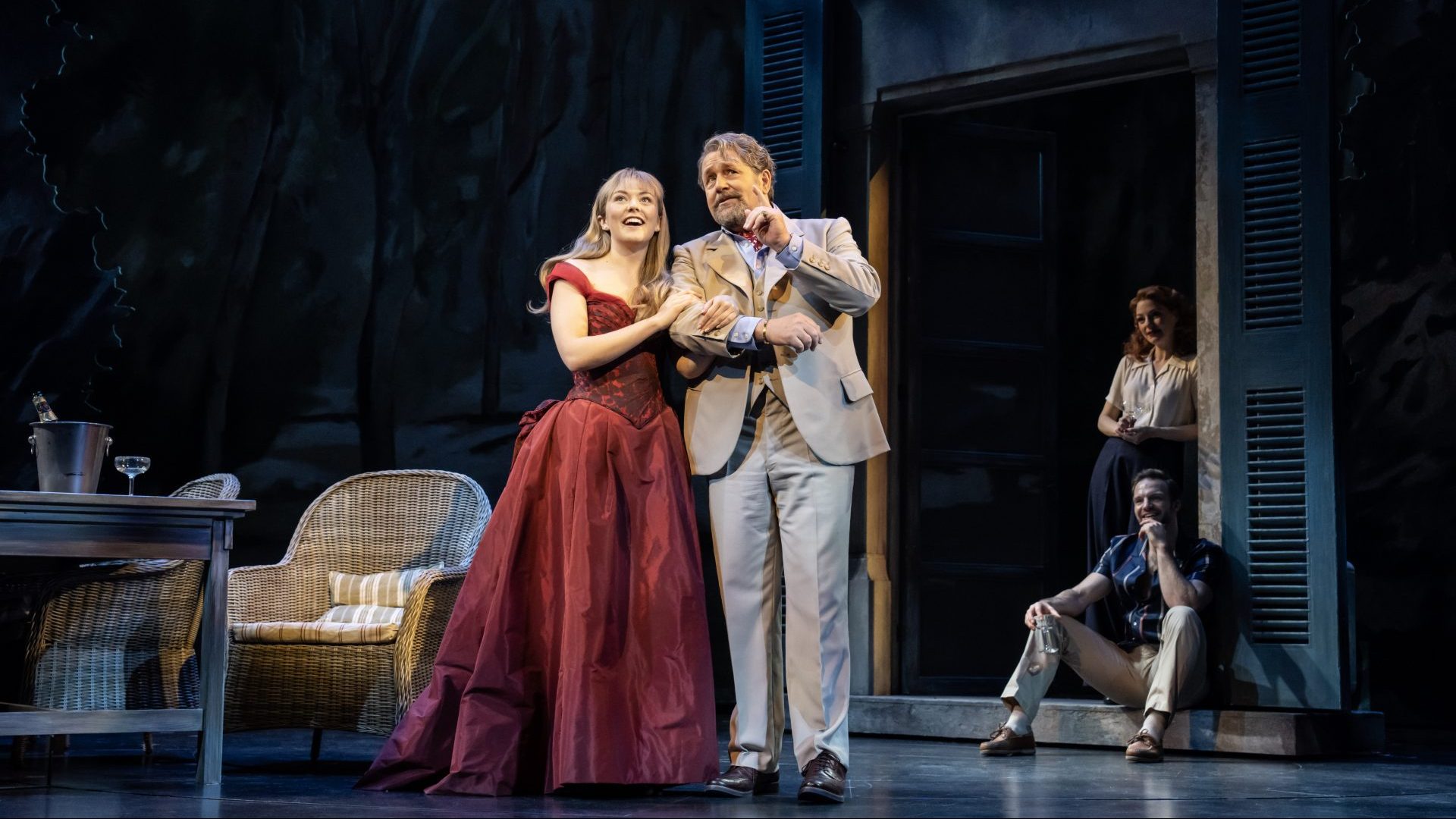 Anna Unwin (Jenny) and Michael Ball (George) in Aspects of Love. Photo: Johan Persson