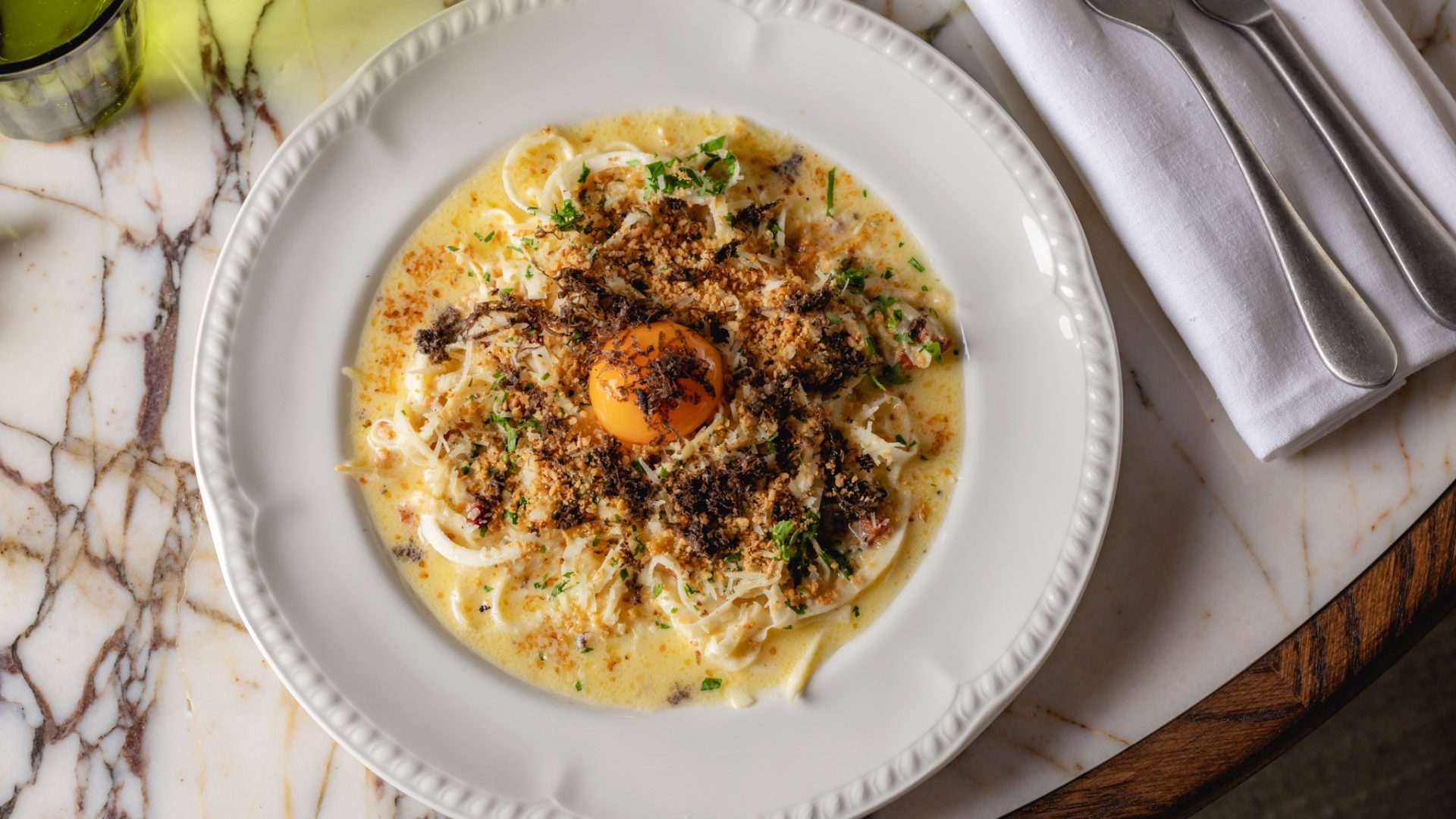 Tom Cenci’s celeriac carbonara