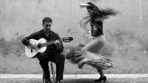 A Flamenco dancer and guitarist. Photo: Getty images