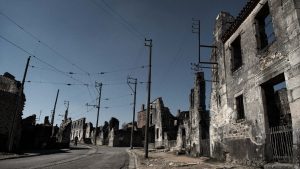 Oradour sur Glane, scene of a brutal massacre in the second world war, has never been rebuilt. Photo: Jeremy Horner/Light Rocket/Getty