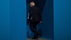 Boris Johnson may have left centre stage – for now – but don’t imagine he is finished. Photo: Carl Court/Getty