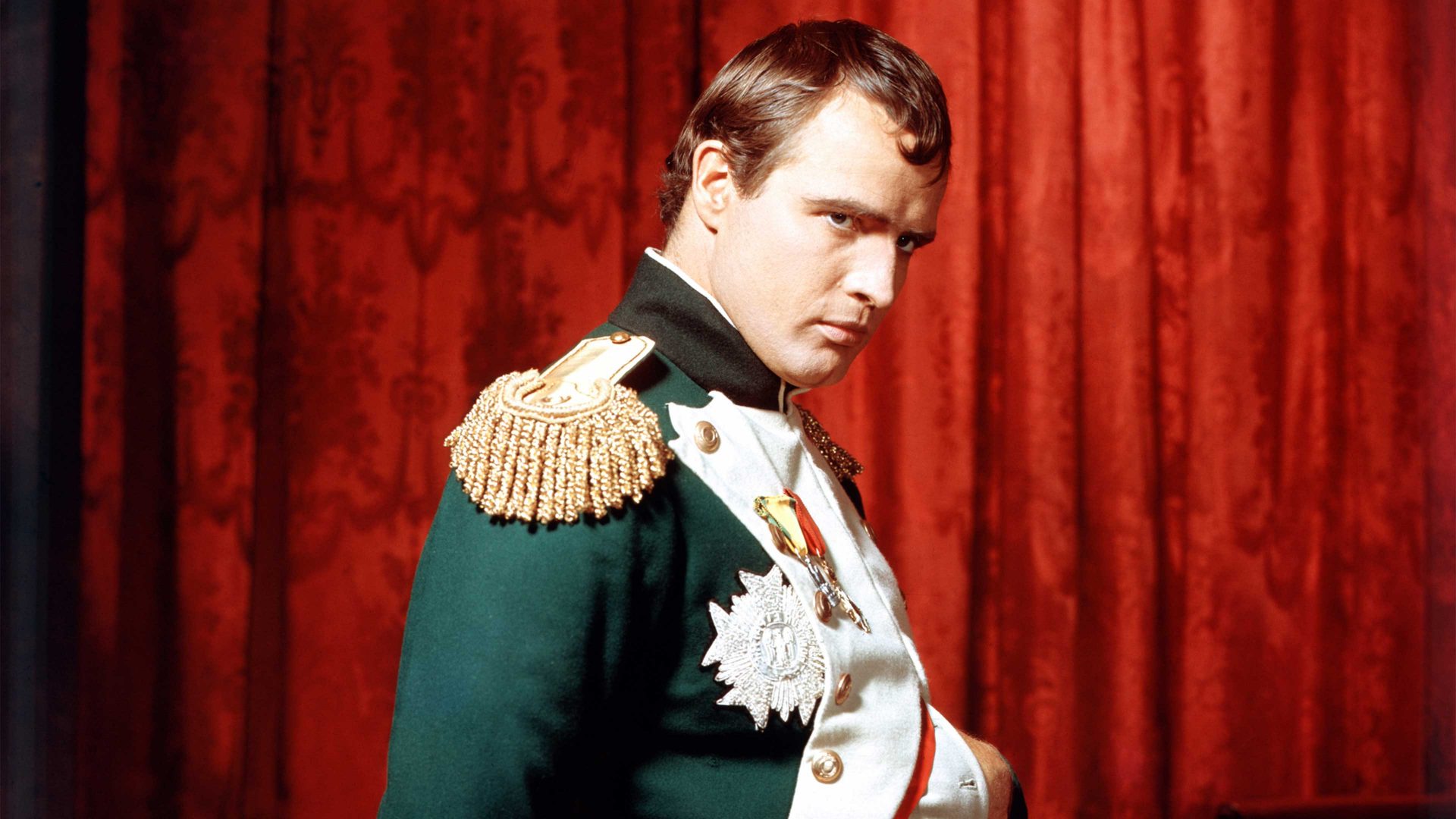 Marlon Brando as Napoleon Bonaparte 
in Désirée, 1954. Photo: Silver Screen 
Collection