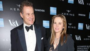 Jonathan Harmsworth, Viscount Rothermere, and wife Claudia Clemence arrive at the Alexander McQueen: Savage Beauty Fashion Gala at the V&A in 2015. Photo: David M. Benett/Getty Images for Victoria and Albert Museum