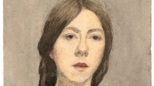 Gwen John 
Autoportrait à la 
Lettre (Self Portrait 
with Letter), 
watercolour, 1907. Photo: Musée Rodin
