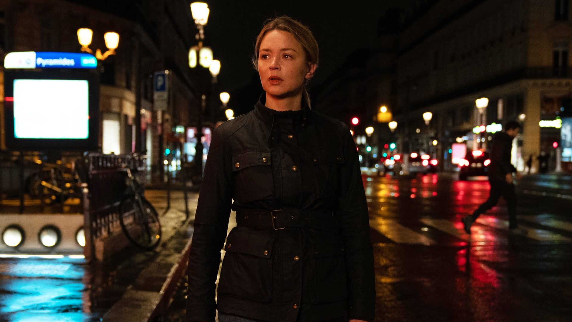 César-winner Virginie Efira in Alice Winocour’s Paris Memories (Revoir Paris), a harrowing drama partly based on testimonies from the filmmaker’s brother, who survived the 2015 Bataclan 
terror attack. Photo: Stephanie Branchu