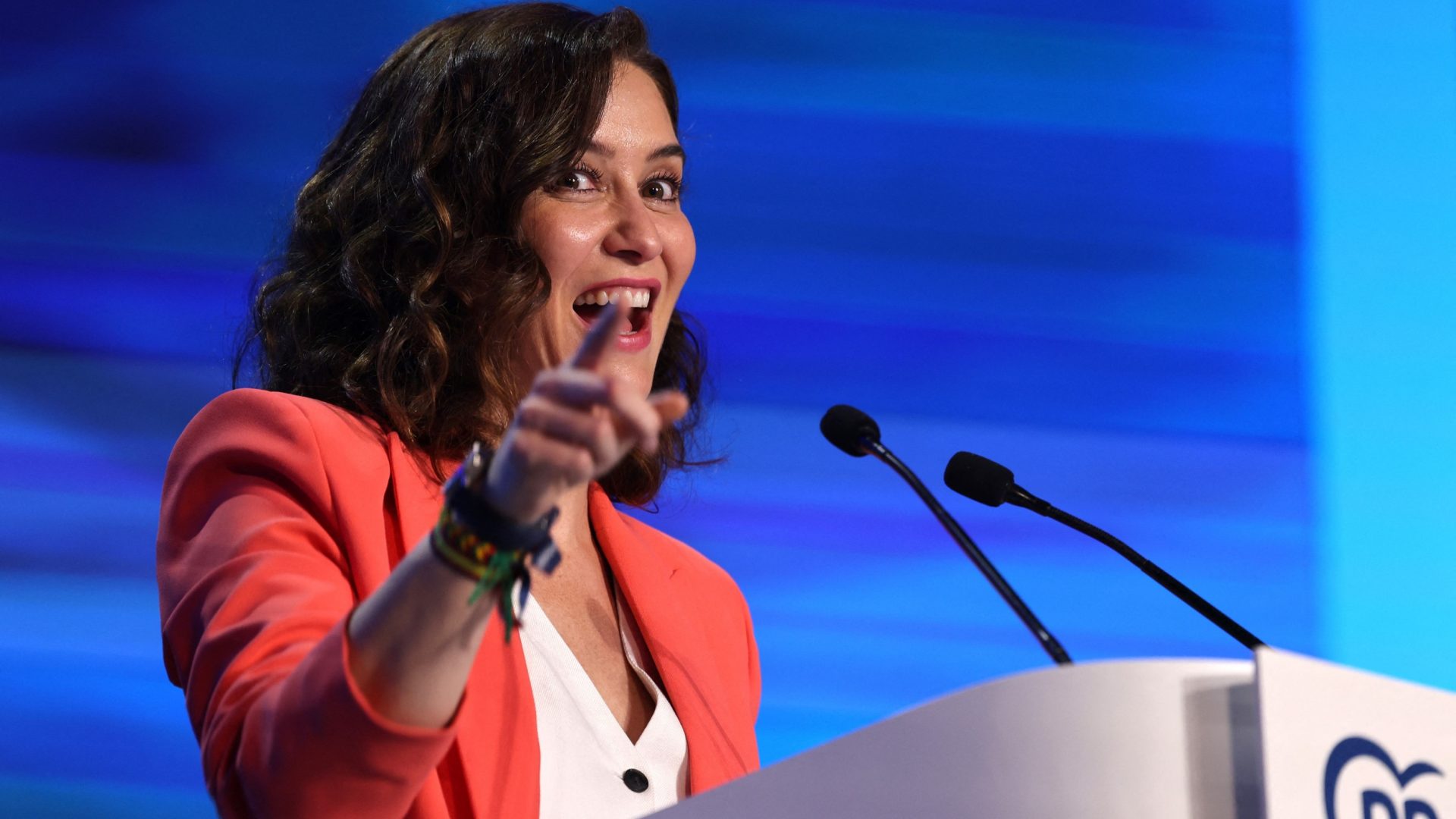 Love her or loathe her: Isabel Díaz Ayuso is head of the Madrid region. Photo: Pierre-Philippe Marcou/AFP/Getty