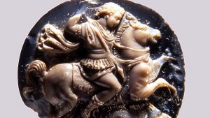 Chalcedony agate gem of Alexander the Great, third century AD