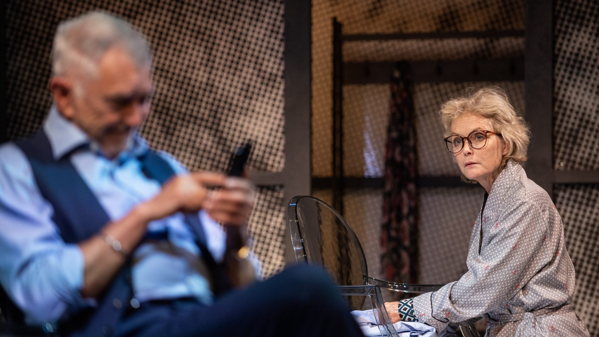 Martin Shaw and Jenny Seagrove in Alone Together (Picture: Tom Daniels Photography)