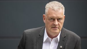 Lee Anderson at the Welsh Conservative Party Spring Conference 2023 (Photo by Matthew Horwood/Getty Images)