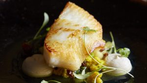 Max Wilson’s turbot and 
curried cauliflower