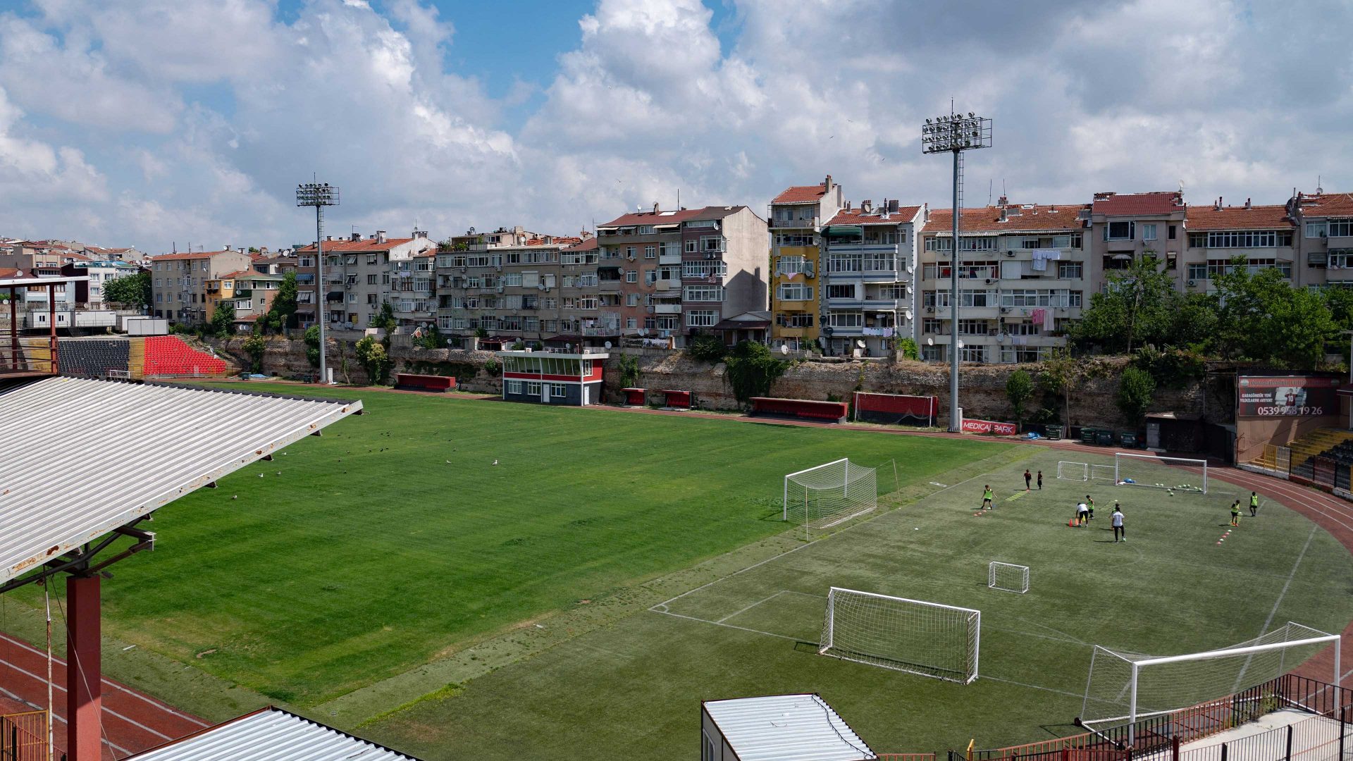 Fatih Karagumruk's Vefa Stadium. Photo: YASIN AKGUL/AFP via Getty Images