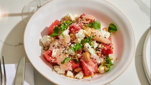 Adam Wood’s watermelon and feta salad