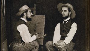A double photograph of French painter Henri de Toulouse-Lautrec from the book Toulouse Lautrec by Gerstle Mack, published 1938. Photo: Universal History Archive/Getty
