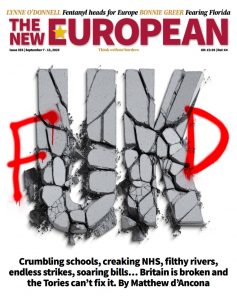 The New European cover,  September 7 - 13, 2023