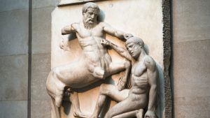 The Elgin Marbles, or Parthenon Frieze, cannot be returned by the British Museum unless the law changes. Photo: Education Images/Universal Images/Getty