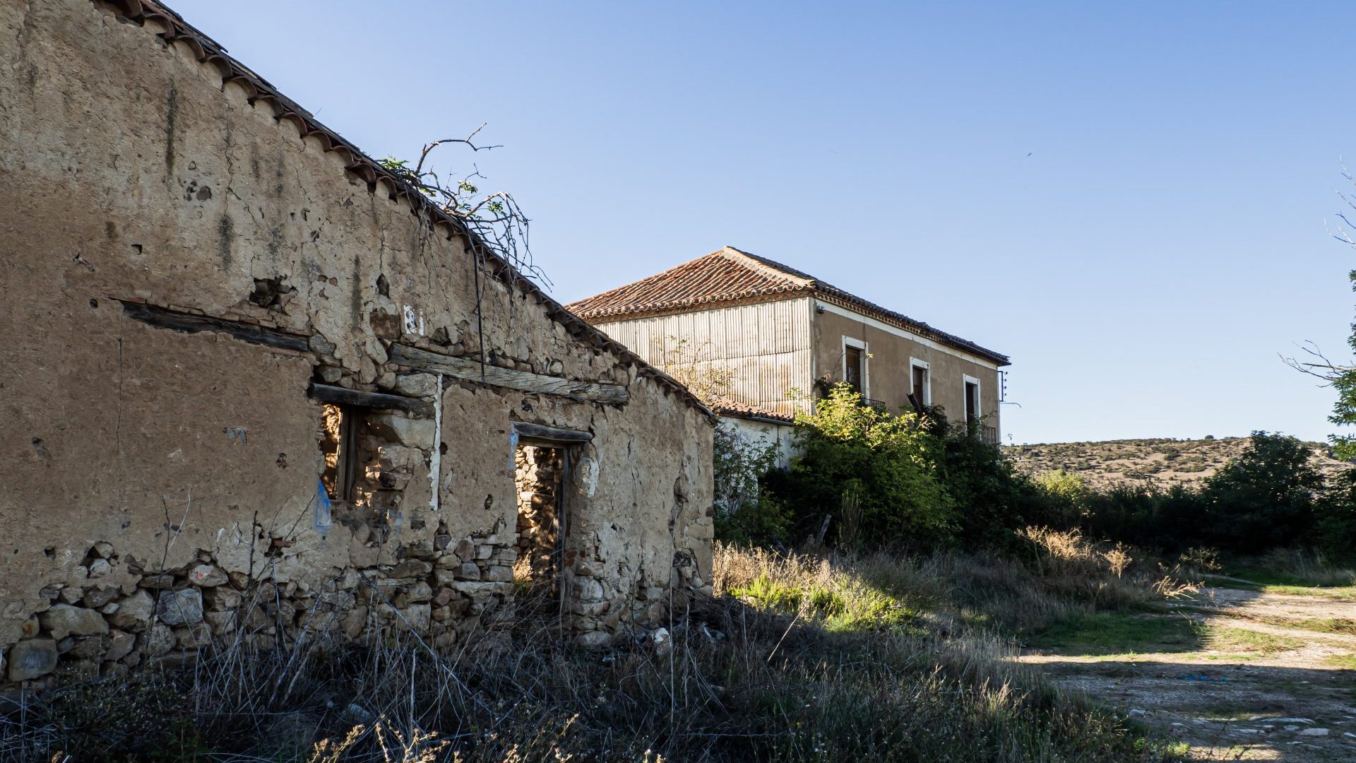 A deserted village in Salamanca, one of many abandoned by young people in rural Spain and eventually emptied out altogether. Photo: Ana Maria Serrano/Getty