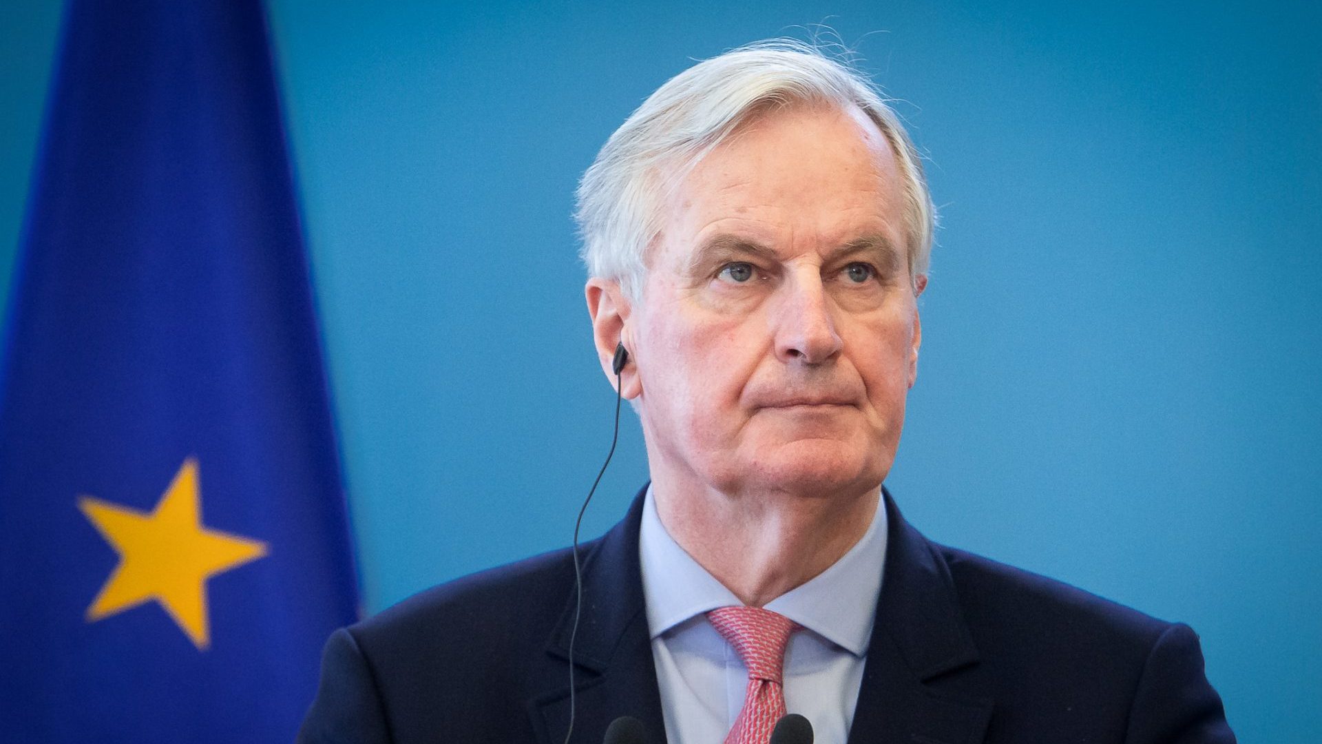 Michel Barnier in Warsaw, Poland in 2019 (Photo by Mateusz Wlodarczyk/NurPhoto via Getty Images)