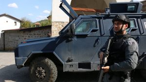 Kosovo police officers and NATO's Peacekeeping Force in Kosovo (KFOR) continue to ensure security with search, patrol and control activities in the region after the incidents in Banjska. Photo: Erkin Keci/Anadolu Agency via Getty Images