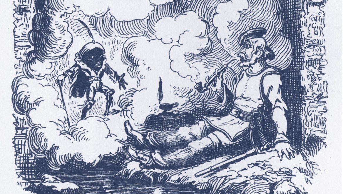 Illustrations for The Blue Light by George Cruikshank for Children’s and Household Tales. Photo: Culture Club/Getty