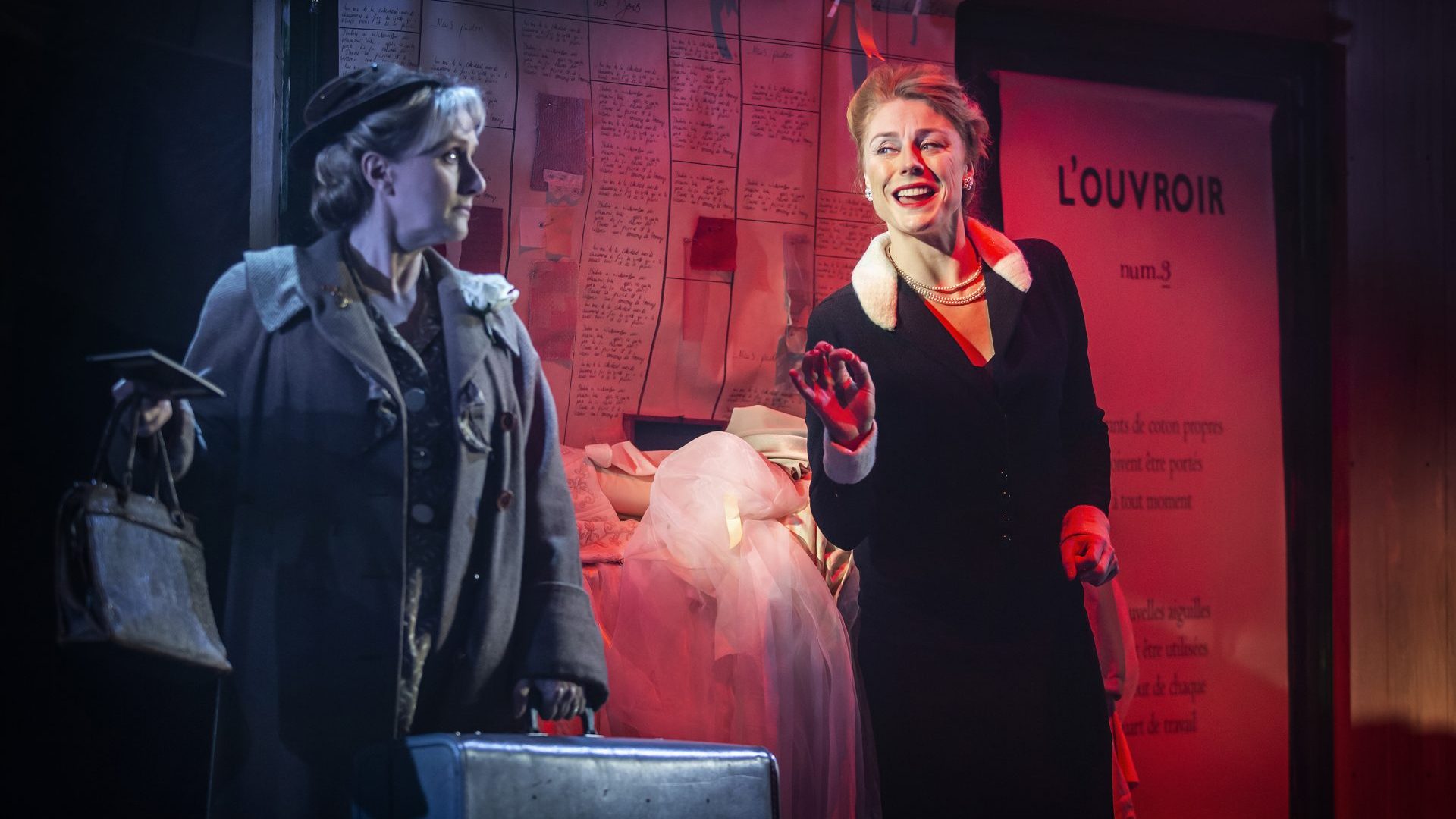 Jenna Russell and Kelly Price in Flowers for Mrs Harris (Photo: Pamela Raith)
