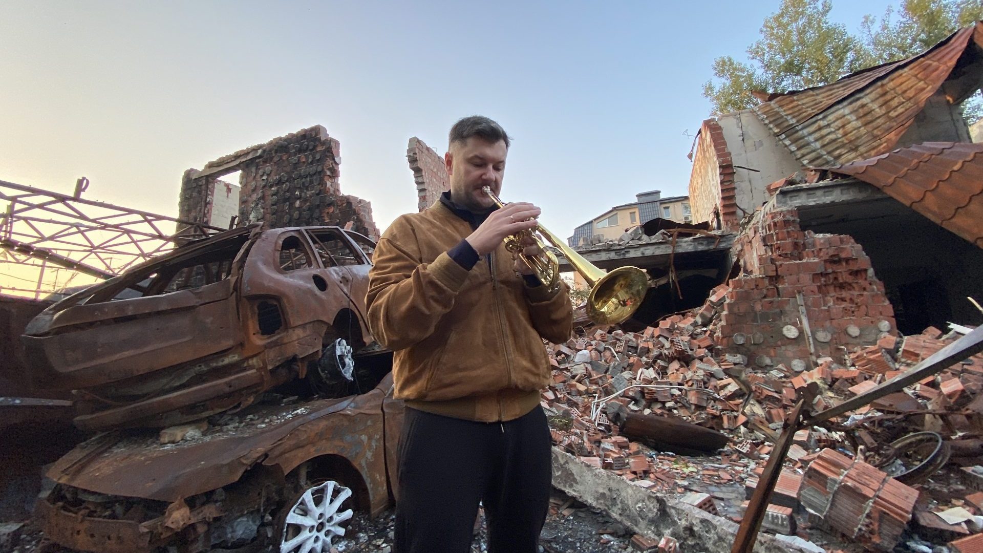 Roman Oleksiienko, trumpeter and deputy director of the National Symphony Orchestra of Ukraine