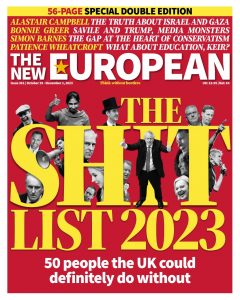 The New European cover, October 19 - November 1, 2023