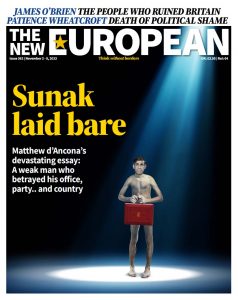The New European cover,  November 2 - 8, 2023