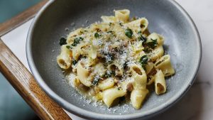 Rob Chambers’ sausage, sprout and chestnut ragù