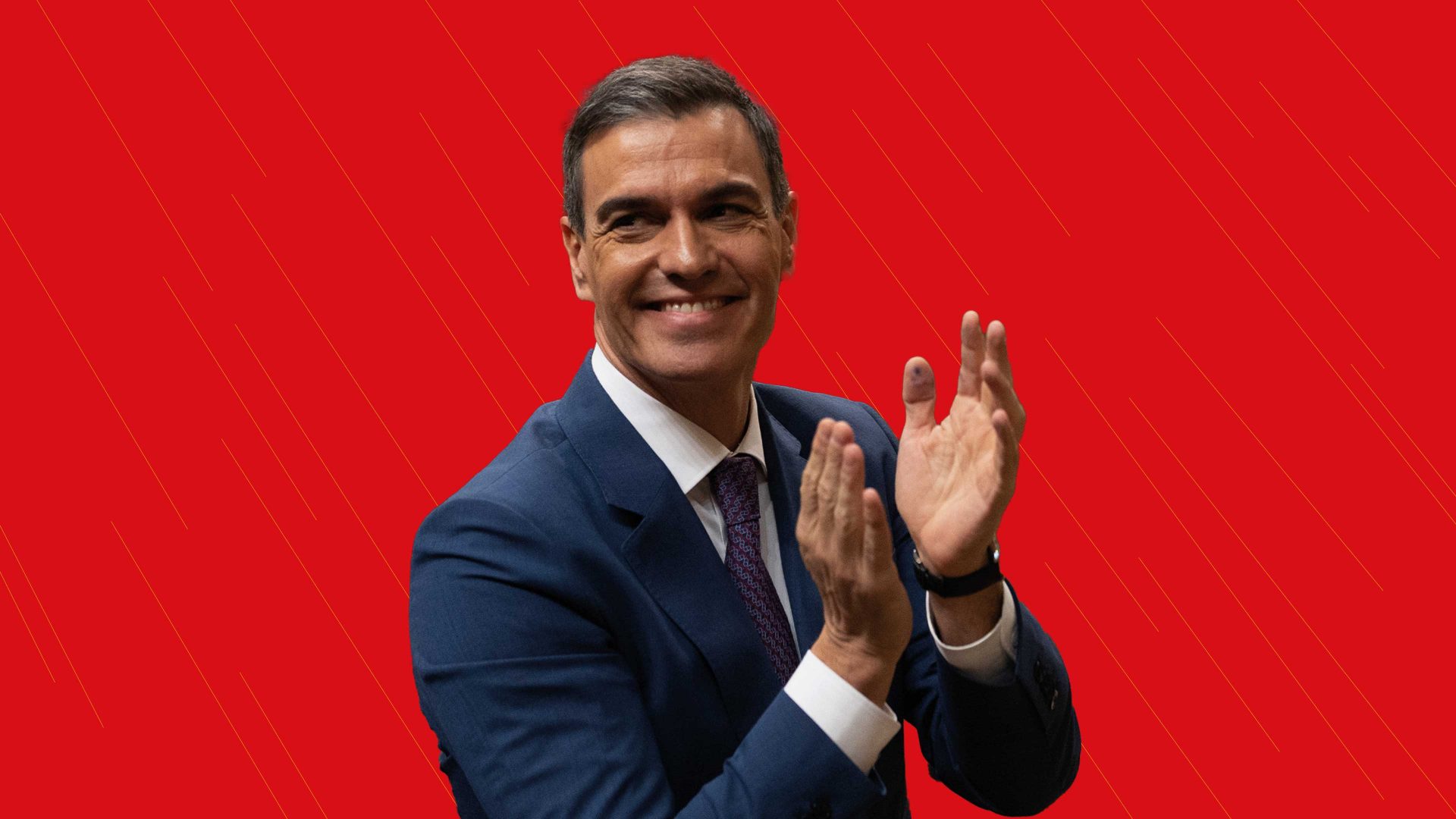 Spain’s socialist prime minister Pedro Sánchez provides the 
blueprint for Joe Biden and Keir Starmer. Photo: TNE/Getty