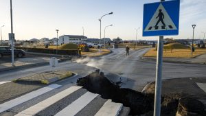 Grindavík has been turned into a ghost town amid fears of a volcanic eruption. Photo: Kjartan Torbjoernsson