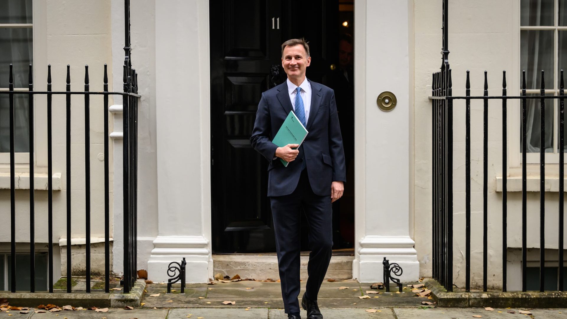 Chancellor of the Exchequer Jeremy Hunt leaves number 11 Downing Street. Photo: Leon Neal/Getty Images