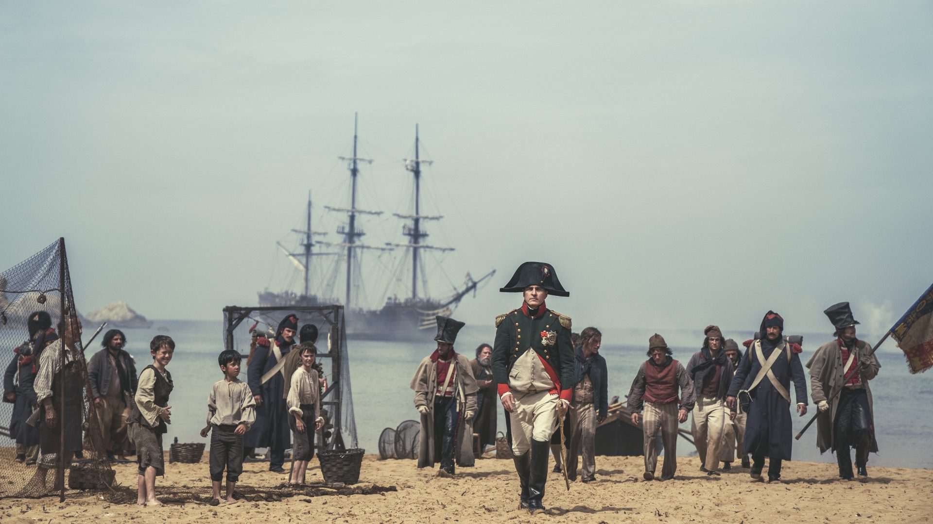 Joaquin Phoenix in Ridley Scott's Napoleon. Photo: Sony Pictures