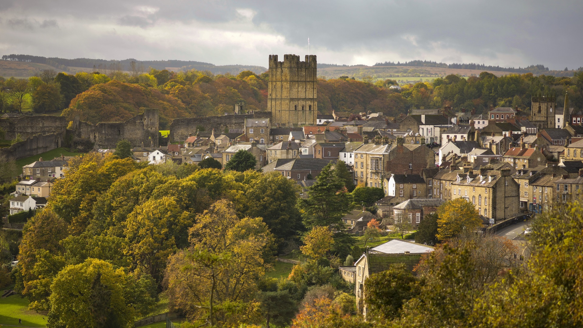 The historic and quaint market town of Richmond, North Yorkshire, in the heart of Rishi Sunak’s constituency – widely regarded as one of the safest Tory seats in the country. Photo: Christopher Furlong/Getty